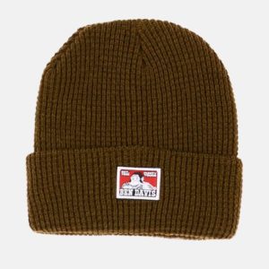 Waffle Knit Beanie - Moss